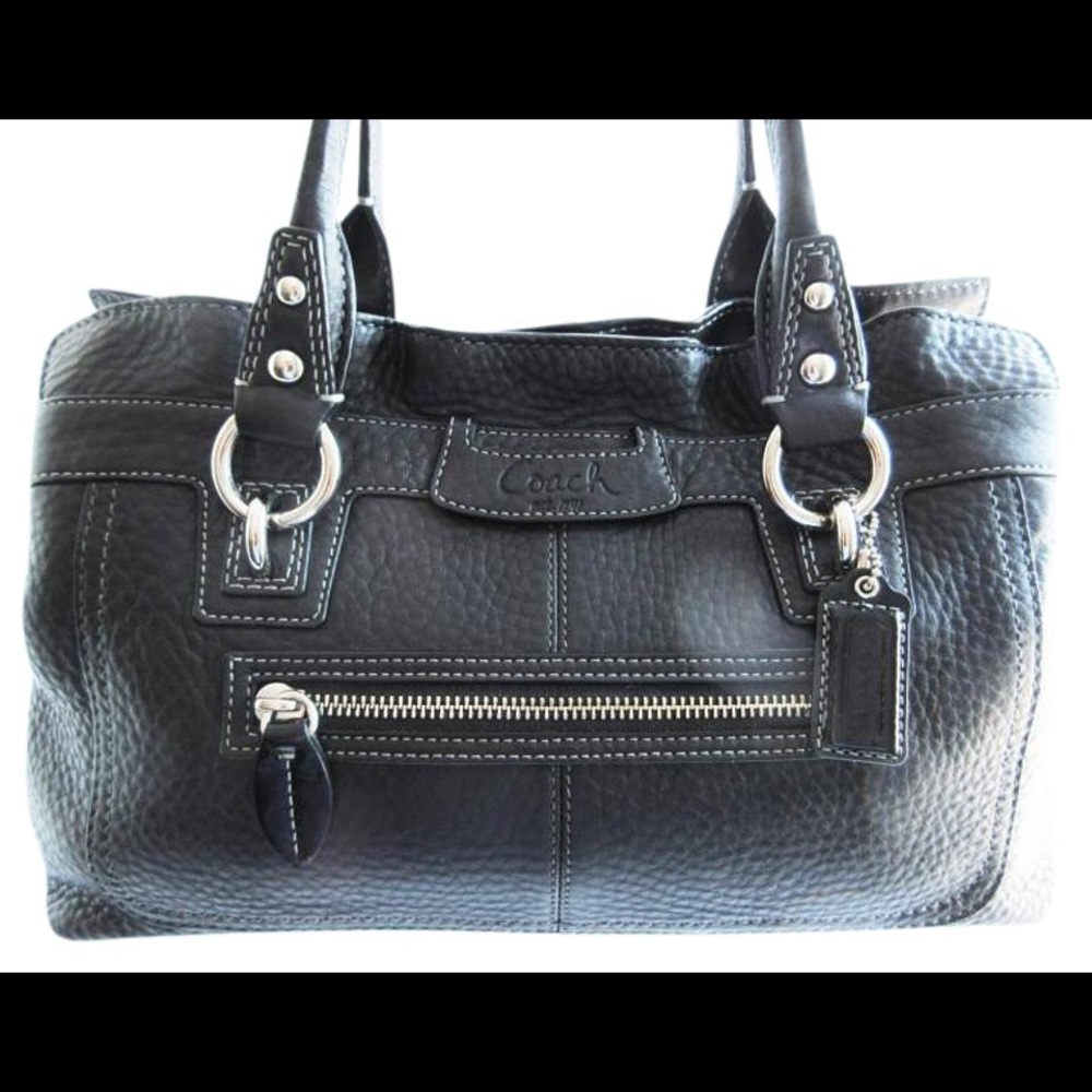 Coach Penelope Pebbled Satchel Shoulder Bag
